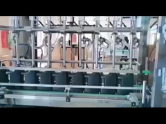 Vollautomatische Getriebe-Schmierstoffe Motoröl Motoröl Flaschenfüllstoff Füllung Verschluss und Etikettierung Packung