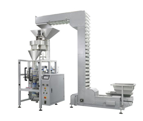 Cups Measuring System Grains / Podwers VFFS Packing Machine Form Fill And Seal