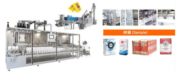 Liner Type Automatic Multi Packing Machine For Salt / Sugar / Flour Premade Paper Bags