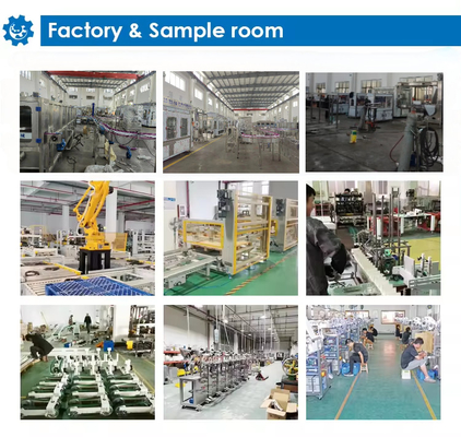 50ml-1000ml Automatic Liquid Filling Production Line straight Line Distributional Type