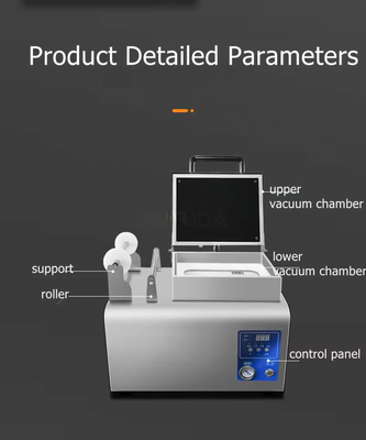 Automatic Food Vegetable Rice Fish Double Vacuum Chamber Sealer Sealing Machine