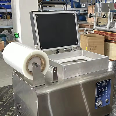 Automatic Food Vegetable Rice Fish Double Vacuum Chamber Sealer Sealing Machine