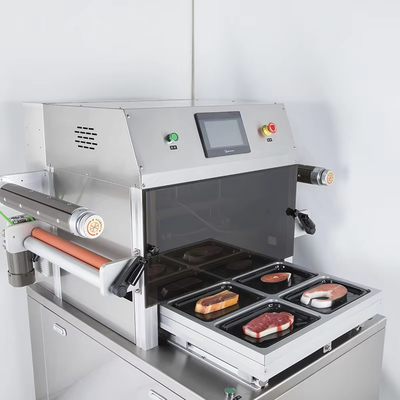 Intelligent Portable Vacuum Skin Plastic Food Container Sealer Ready Meals Frozen Food Coffee Bean Packing Machine