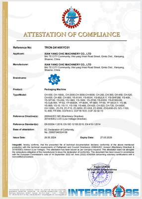 Stainless Steel Fill Seal Machine Safety With Roller Sealing CE/ISO9001 Certified