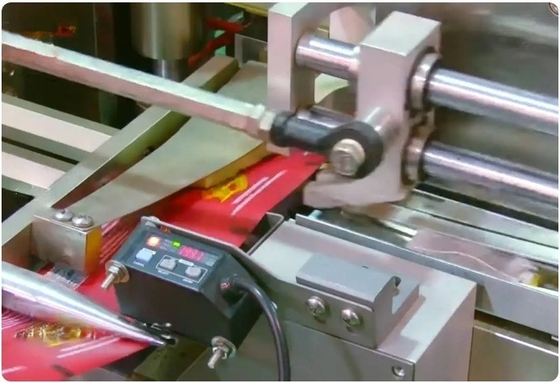 DXDW120 304 Stainless Steel Full Automatic Tea Bags Packaging Machine 180mm Touch Screen Operate Panel