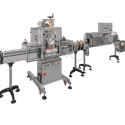 Shrink Sleeve Label Wrapping Machine For Bottle Automatic Heat Shrink Tunnel Sleeve Labeling Machine