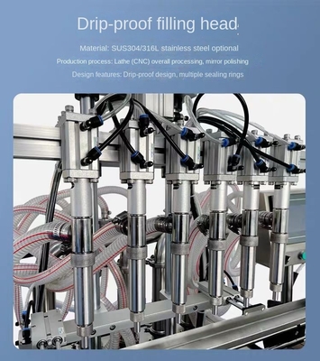 Pharmaceutical Liquid Water Daily Chemical Body Hair Care Products Automatic Bottles Filling Sealing Bottle Machines