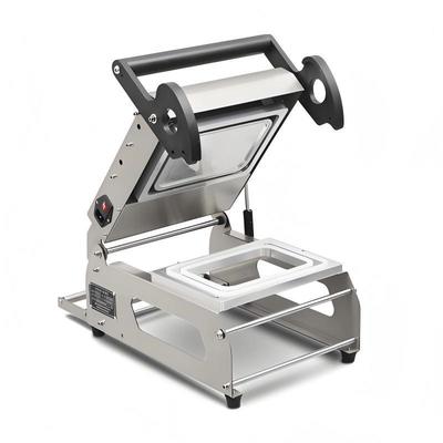 304 Stainless Steel Manual Food Tray Sealer FR160E with Compact Design and 1 Year Warranty