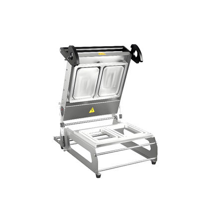 Stainless Steel Sealer Packing Machine FR370E Packaging Machine Food Manual Package Plastic Material Tray Sealing Machine