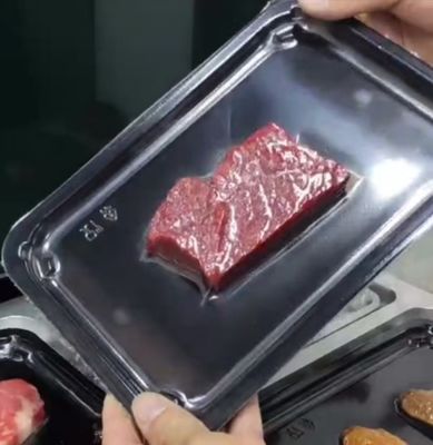 Vacuum Skin Sealing Machine DQ240VST with Food Grade 304 Stainless Steel and 6061 Anodized Aluminum Mold for Fast Food Box Sealing