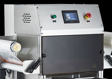 Fully Automatic Vacuum Skin Sealing Machine DQ330VSL with Food Grade 304 Stainless Steel and 6061 Anodized Aluminum Mold for MAP Packaging