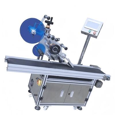 Fully automatic flat labeling machine CH-601-1 for carton labeling, egg carton plastic card labeling