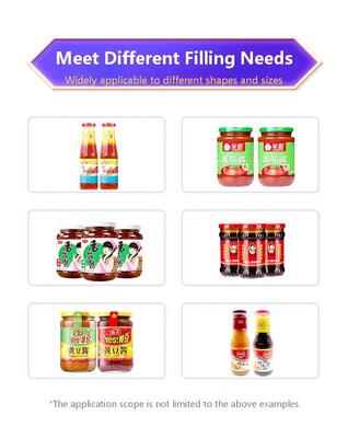 Fully Automatic Sauce Filling Production Line CH-JLGZ Honey Chili Sauce, Tomato Sauce Filling Canned Food, Laoganma Filling Machine