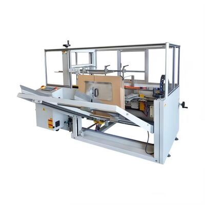 Automatic Cartoning Machine Vertical Unboxing Forming Bottom Straight Tape Sealing Packaging Equipment for Production Lines