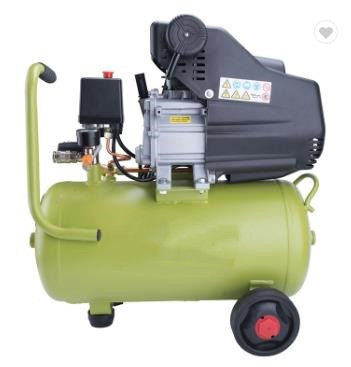 24 Litre Electric 2800Rpm Piston Type Air Compressor With Tank