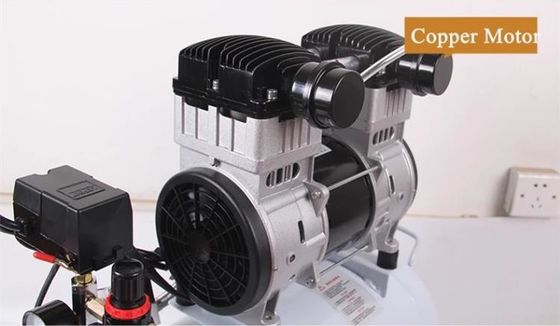 50L Oil Free Piston Air Compressor Single Piston 1200W Double Nozzles