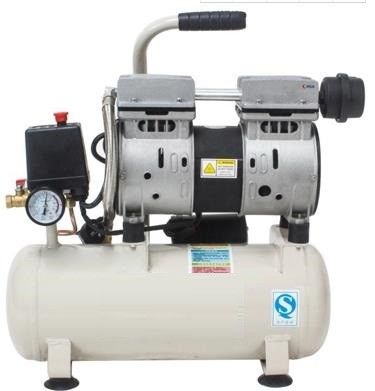 50L Oil Free Piston Air Compressor Single Piston 1200W Double Nozzles