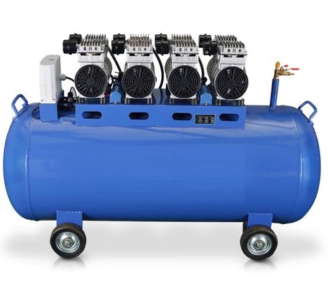 8 bar Low Noise Silent Air Compressor Portable 6000w Antibacterial Coated Tank