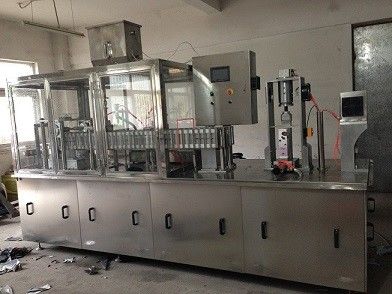 Semi Auto Gable Top Packaging Machine Carton Filling DH 1200  Roof Top