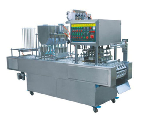 3500mm Capsule Cup Coffee Pod Filling And Sealing Machine 4 Lane