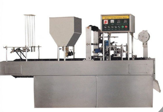 3500mm Capsule Cup Coffee Pod Filling And Sealing Machine 4 Lane
