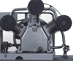 Air Cooled Double Piston Air Compressor 15HP 8bar Three Phase