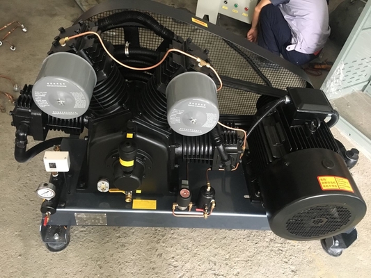 15kw 20hp 380v High Pressure Piston Reciprocating Piston Compressor 3 Cylinder Belt Driven