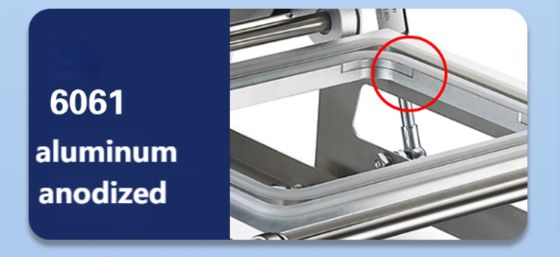 304 Stainless Steel Manual Tray Sealer FR160E with Adjustable Temperature and Labor-saving Design for Food Packaging