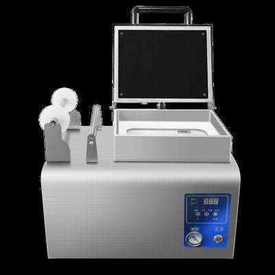 Plastikfach Vakuum Haut Versiegelungsmaschine mit Lebensmittelqualität Edelstahl und 6061 anodisierte Aluminium Form für Fast-Food-Verpackungen