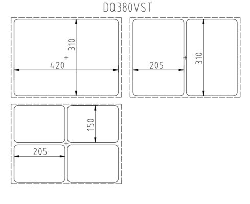304 Stainless Steel Fully Automatic Touchscreen Plastic Tray Vacuum Sealing Machine for Fast Food Packaging