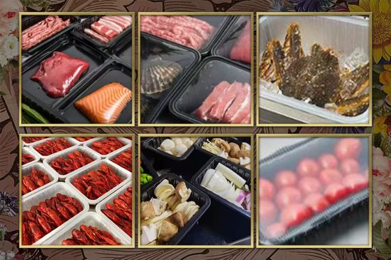 Fully Automatic Modified Atmosphere Packaging Machine with Food Grade Stainless Steel and 6061 Aluminum Mold Tray Sealer