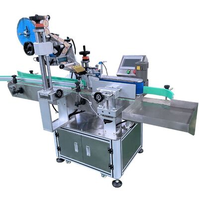 Vollautomatische Doppelkopfrunde Flaschenetikettiermaschine CH-306 automatische Halsetikettiermaschine