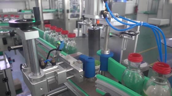 Fully automatic double head round bottle labeling machine CH-306 neck label automatic labeling machine