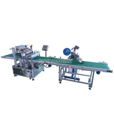 Vollautomatische Etikettiermaschine CH-606D Ecketikettiermaschine Hochgeschwindigkeits-Flachwäger-Etikettiermaschine