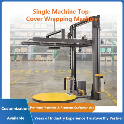 Standalone Top Cover Wrapper Automatic Top Film Wrapping Machine Manufacturer of Auto Top Cover Winding Machines
