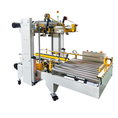 Fully Automatic Adaptive Flat Folding Carton I-shaped Taping Four Side Sealing Express Packing Sealer for Logistic Warehouse