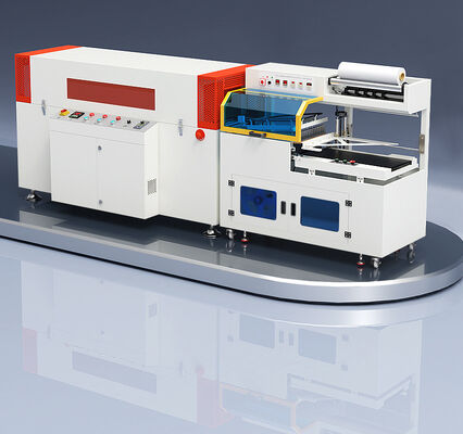 Fully Automatic Horizontal Sealing and Cutting Heat Shrink Wrapping Machine With 1m Tunnel for packaging lines