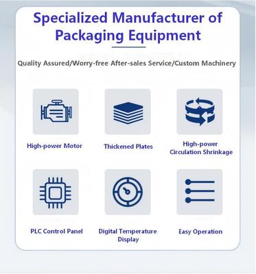 Fully-automatic side pushing sleeve film shrink packaging machine for mineral water bottles beverage beer cans PE film shrink wrapping